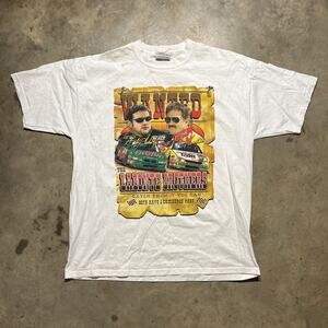 Vintage 90s Wanted The Labonte Brothers Nascar T-Shirt